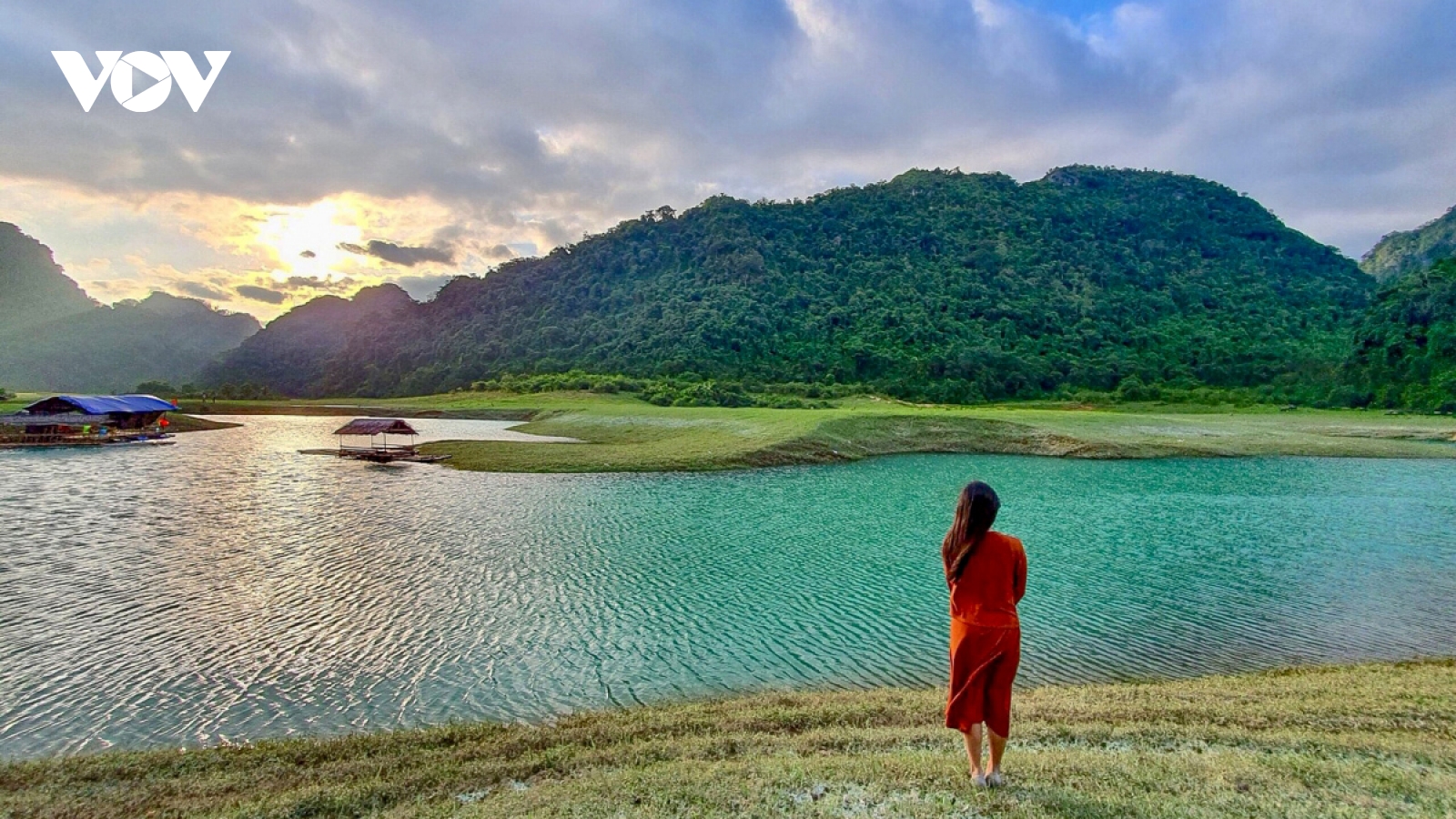 Discovering peaceful meadow in northern mountainous province